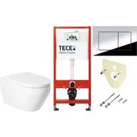 Унитаз подвесной Saniteco KW-9009W TECE Kit 9400412