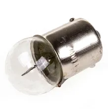 Автолампа R10W 12V 10W c цоколем BA15s 1-конт 125Лм 3000К СПУТНИК SKYWAY (кратно 10)