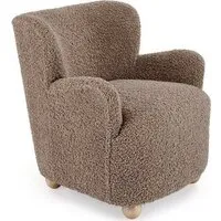 Интерьерное кресло Halmar Claudio (капучино/натуральный)