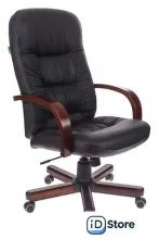 Офисное кресло Бюрократ T-9908/WALNUT (черный)
