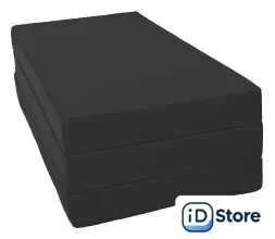 Cпортивный мат КМС 4 складной 150x100x10 (черный)