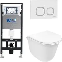 Унитаз подвесной WeltWasser Amberg 506 Telbach 004 GL-WT Amberg RD-WT