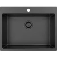 Кухонная мойка ZorG ZRN 5075 Premium PVD Gunblack