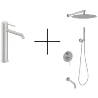 Набор душевой со смесителем Oliveeka OL-8893901788239017-BN