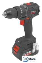 Ударная дрель-шуруповерт ELITECH HD Professional CD 20ISL2 E2201.041.02 (с 2-мя АКБ 4 Ач, кейс)