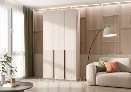 Шкаф Марвэл 3-х створчатый с доп. ящиками - Кашемир (1,2м)