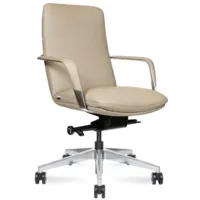 Кресло офисное Norden Neo LB / HD-2218-4 L LB (латте кожа/алюминиевая база)
