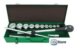 Набор трещотка с головками Toptul GCAD1405 14 предметов