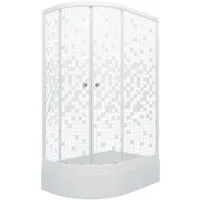 Душевой уголок Triton Коралл В1 120x80 R (мозаика)