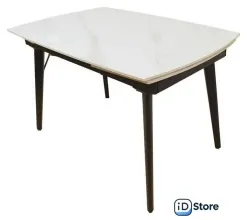 Кухонный стол Lagoma Лаго керамика (белый глянец)