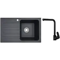 Кухонная мойка БелЭворс Styl R Like F8005022 (черный)