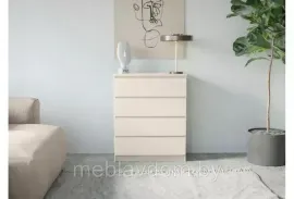 Комод ДСВ (МС Мори) МК 800.4 Сатин (0,8 м.)