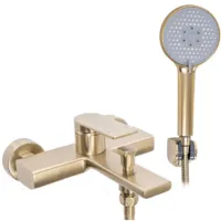 Смеситель для ванны Rea Verso Brush Gold B6565