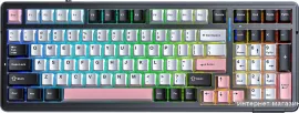 Клавиатура AULA F99 (белый/розовый/черный)