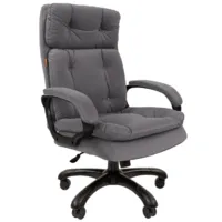 Кресло офисное CHAIRMAN 442 (Т-55 серый/черный пластик)