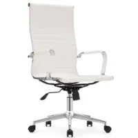 Офисное кресло Woodville Reus (белый/хром)