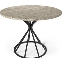 Кухонный стол Sheffilton SHT-TU4-1/TT 90 (черный муар/арон)