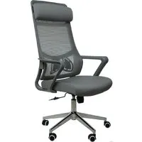 Офисное кресло SitUp Aura Grey Chrome (серый)