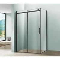 Душевой уголок Vincea Como VSR-1C9012CLB (черный/прозрачное)