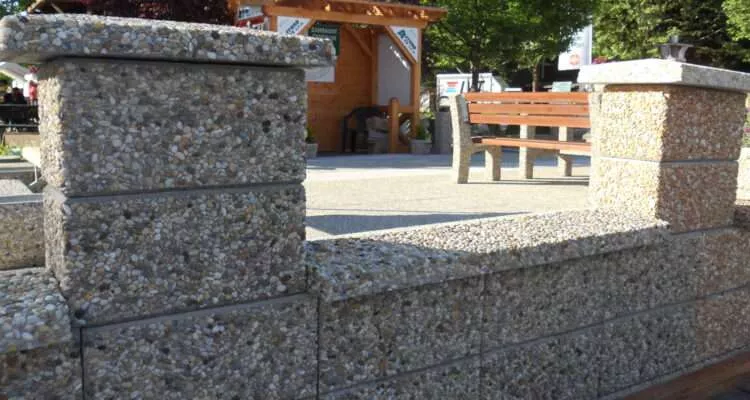 Камень декоративный "Козинаки" (Мытый бетон)