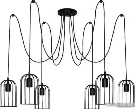 Подвесная люстра Элетех Танго 161 НСБ 01-6х60-104 Е27 1005405019 (черный муар)