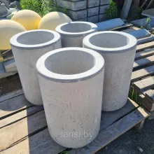 Цветочница бетонная "Труба"-1.60 400х400х600мм.