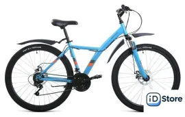 Велосипед Forward Dakota 27.5 2.0 D 2022 (бирюзовый/ярко-оранжевый)