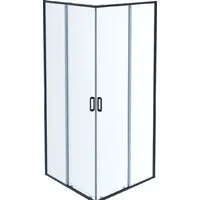 Душевой уголок Aquatek 80x200 AQ ARI KV 08020BL (черный/прозрачное стекло)