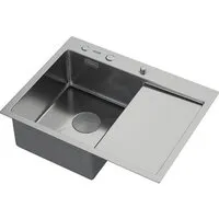 Кухонная мойка ARFEKA ECO AR 650500 L POP-UP SATIN