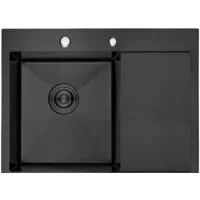 Кухонная мойка Gerhans K35848B-L (графит)