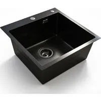 Кухонная мойка Blantek LS-5050STB Stone texture black