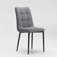 Стул "Дарлинг" ткань бренди 23 (grey)/каркас черный