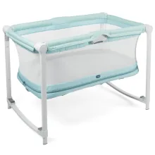 Кроватка Chicco ZipGo Aquarelle бирюзовый