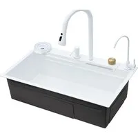 Кухонная мойка Savol S-SC003WS-SC003W-1