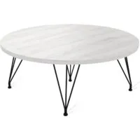 Журнальный столик Sheffilton SHT-TU29/H36/ЛДСП 80 (черный муар/сосна касцина)