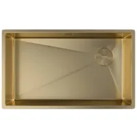 Мойка кухонная ZorG Zerox 74 U / IF Side SF PVD Gold