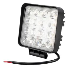 Фара светодиодная OFF ROAD 107107(126)50мм квадратная 12V/24V 48W 6000К SKYWAY 16 диодов Ближний с