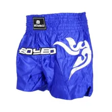 Шорты BoyBo для тайского бокса синие S
