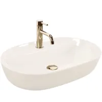 Умывальник Rea Aura 61 Ecru Shiny U4589