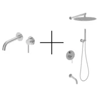 Набор душевой со смесителем Oliveeka OL-8893901788869017-BN