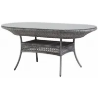 Стол садовый AIKO овальный CAMELLIA 5045П Серый
