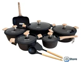 Набор кастрюль FeisiLang FL-S015ZK (черный)