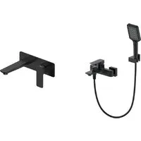 Комплект смесителей Oliveeka OL-639003A869003-MB (черный матовый)