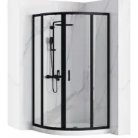 Душевой уголок Rea Look Black 80x80 K7902