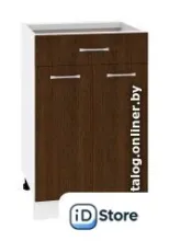 Шкаф напольный Кортекс-мебель Корнелия Лира НШ50р1ш без столешницы (венге)