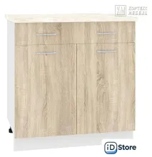 Шкаф напольный Кортекс-мебель Корнелия Лира НШ80р1ш (дуб сонома/марсель)