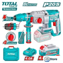 Перфоратор Total TRHLI202689 (с 2-мя АКБ, кейс)