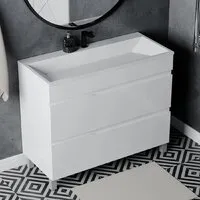 Мебель для ванных комнат Vela Тумба под умывальник Vela Вектор 100Н под Lotos TU63107