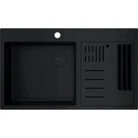 Кухонная мойка Omoikiri Akisame 86-2 Side gb (графит)