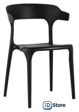 Стул с подлокотниками Stool Group Neo пластик (черный)